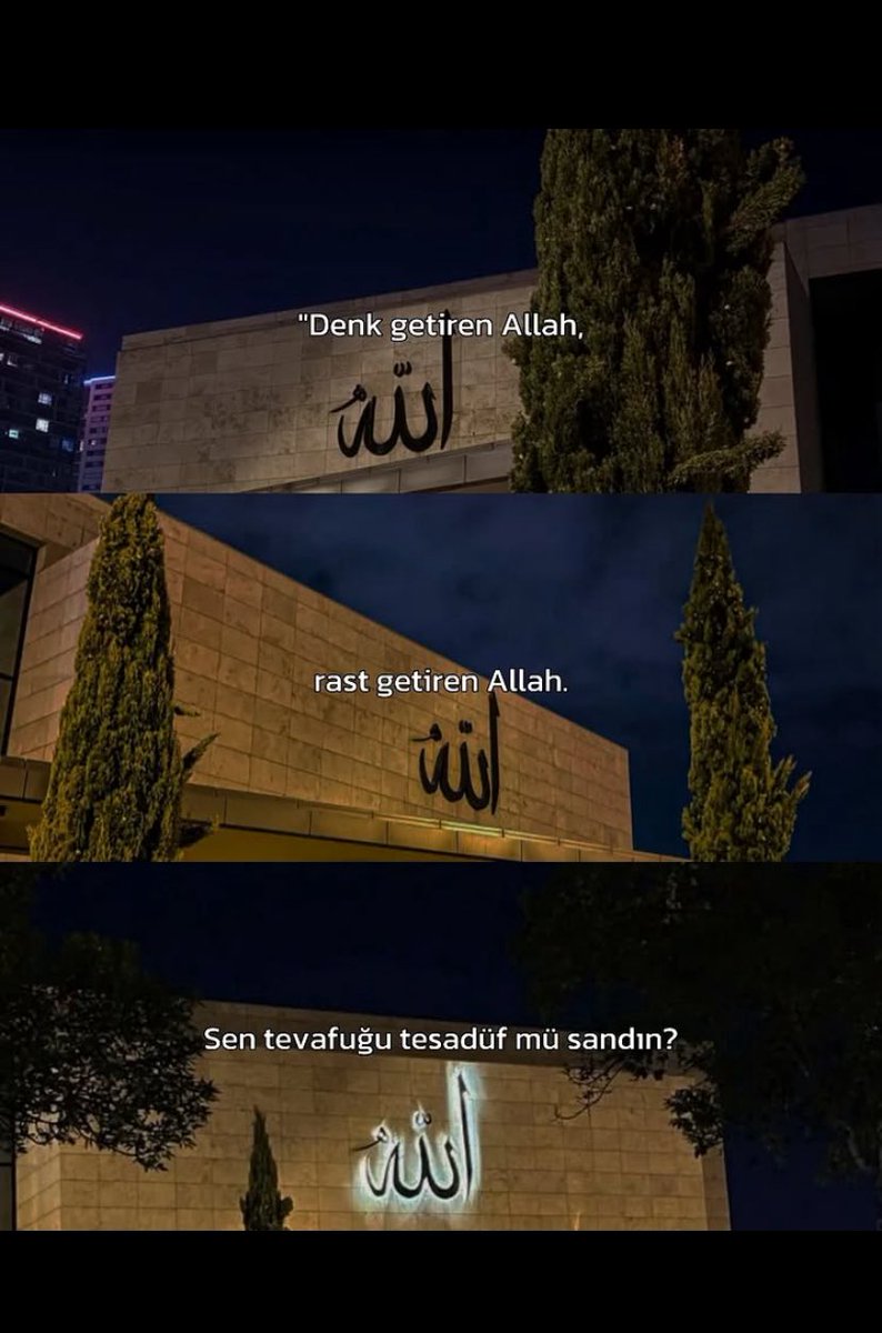 “Allah’ın planı, en güzel tevafuktur.”🌙