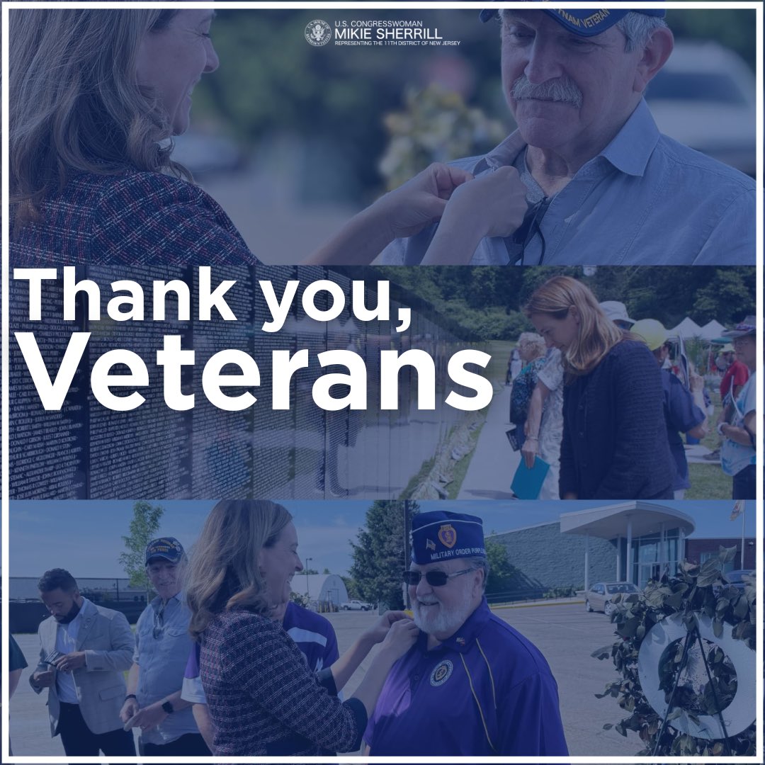 RepSherrill's tweet image. Today and every day, I’m grateful for those who have served — and for the families who’ve stood beside them. To my fellow veterans, thank you for answering the call.