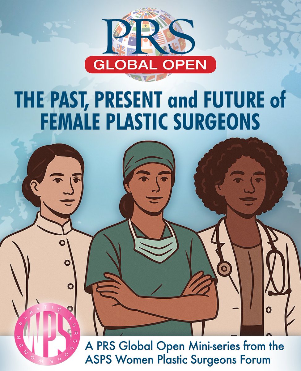 PRSGlobalOpen's tweet image. #PRSGlobalOpen Proudly Presents a new Mini-Series from the #ASPS #WomenPlasticSurgeons Forum focused on &quot;The Past, Present and Future of Women #PlasticSurgeons.&quot;
Check out this new Mini-Series collection for FREE today:bit.ly/WPSMiniSeries