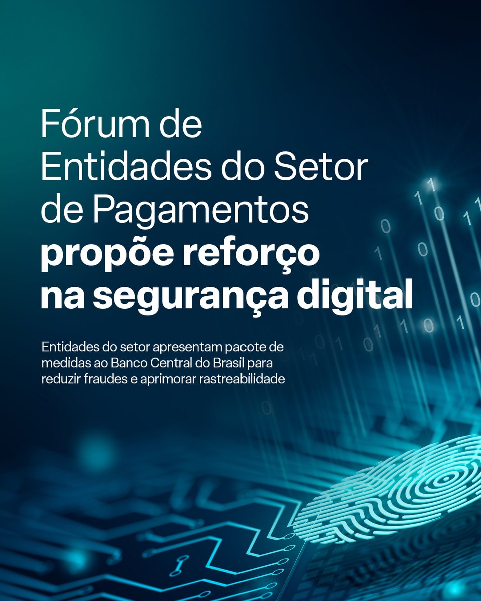 O Fórum Técnico de Entidades do Setor de Pagamentos — formado por ABBC, Abecs, Abipag, Abranet, Febraban e Zetta — apresentou ao Banco Central do Brasil um pacote de dez medidas**, prioritárias e estruturais,**  para reforçar a segurança e a confiabilidade do ecossistema
