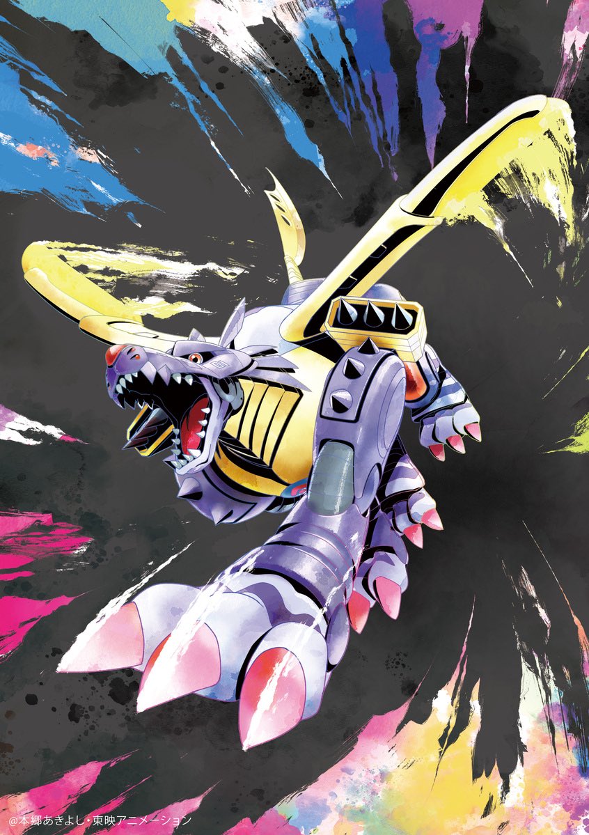 jeyshan26's tweet image. Damn these watercolour arts for the new pop up Digimon store go hard af