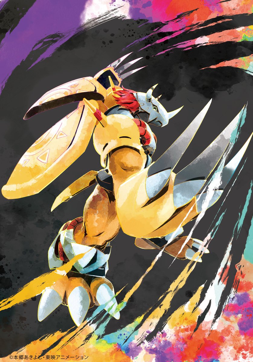 jeyshan26's tweet image. Damn these watercolour arts for the new pop up Digimon store go hard af