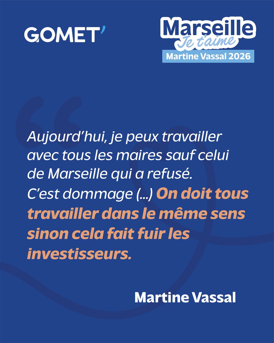 Retrouvez l’interview de <a href="/MartineVassal/">Martine Vassal</a> à Gomet. 

gomet.net/decarbonation-…

#marseillejetaime #martinevassal2026 #marseille