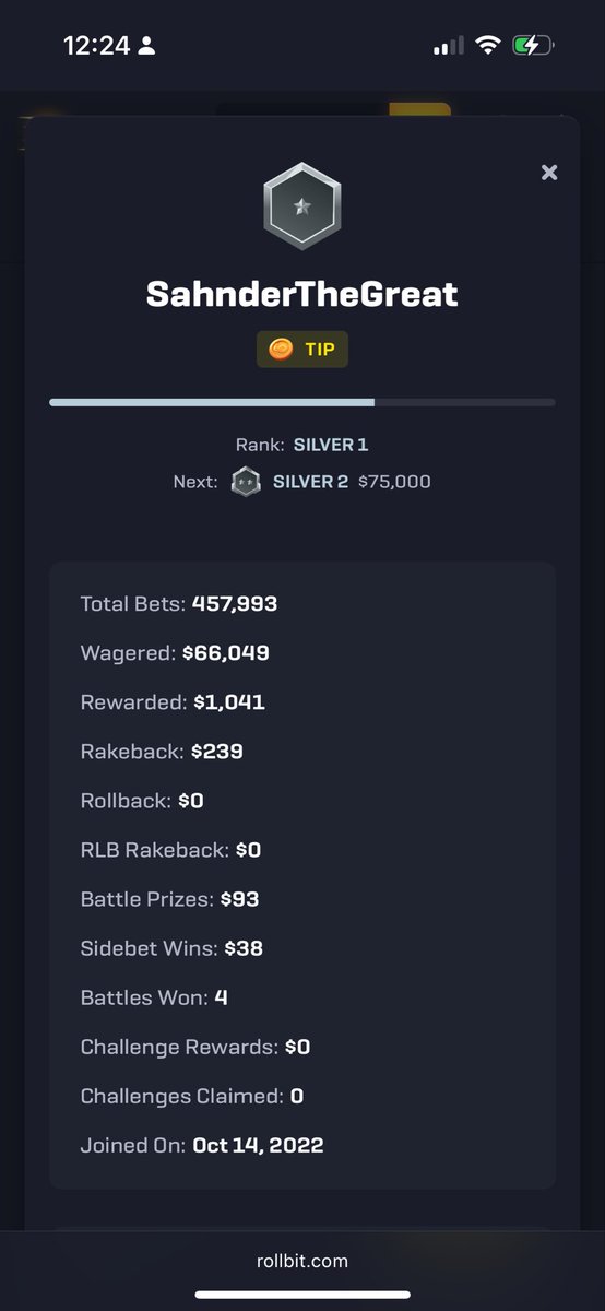 ibesopure's tweet image. rollbit.com/referral/Sahnd… @rollbit #casino #GamblingX #crypto join up under me on rollbit casino been with them for awhile they are a great casino