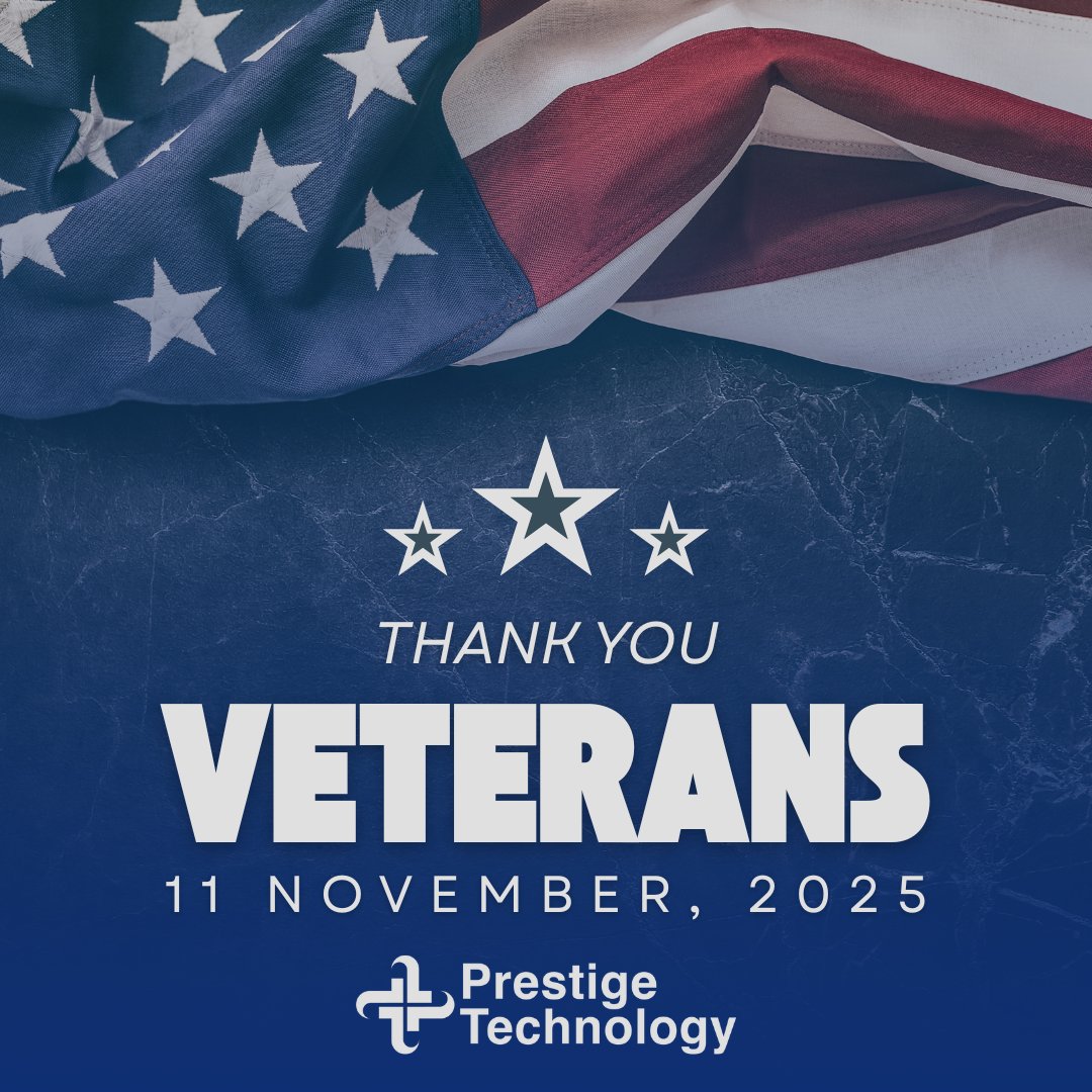 PrestigeTechSys's tweet image. Today we honor the brave men and women who served our country with courage, sacrifice, and commitment. Thank you to our veterans and their families for protecting the freedoms we rely on every day.

#VeteransDay #ThankYou #USA #PrestigeTechnology