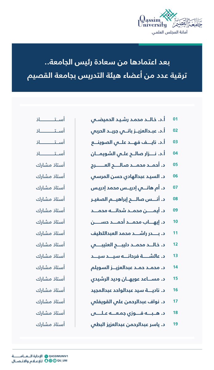جامعة القصيم tweet media