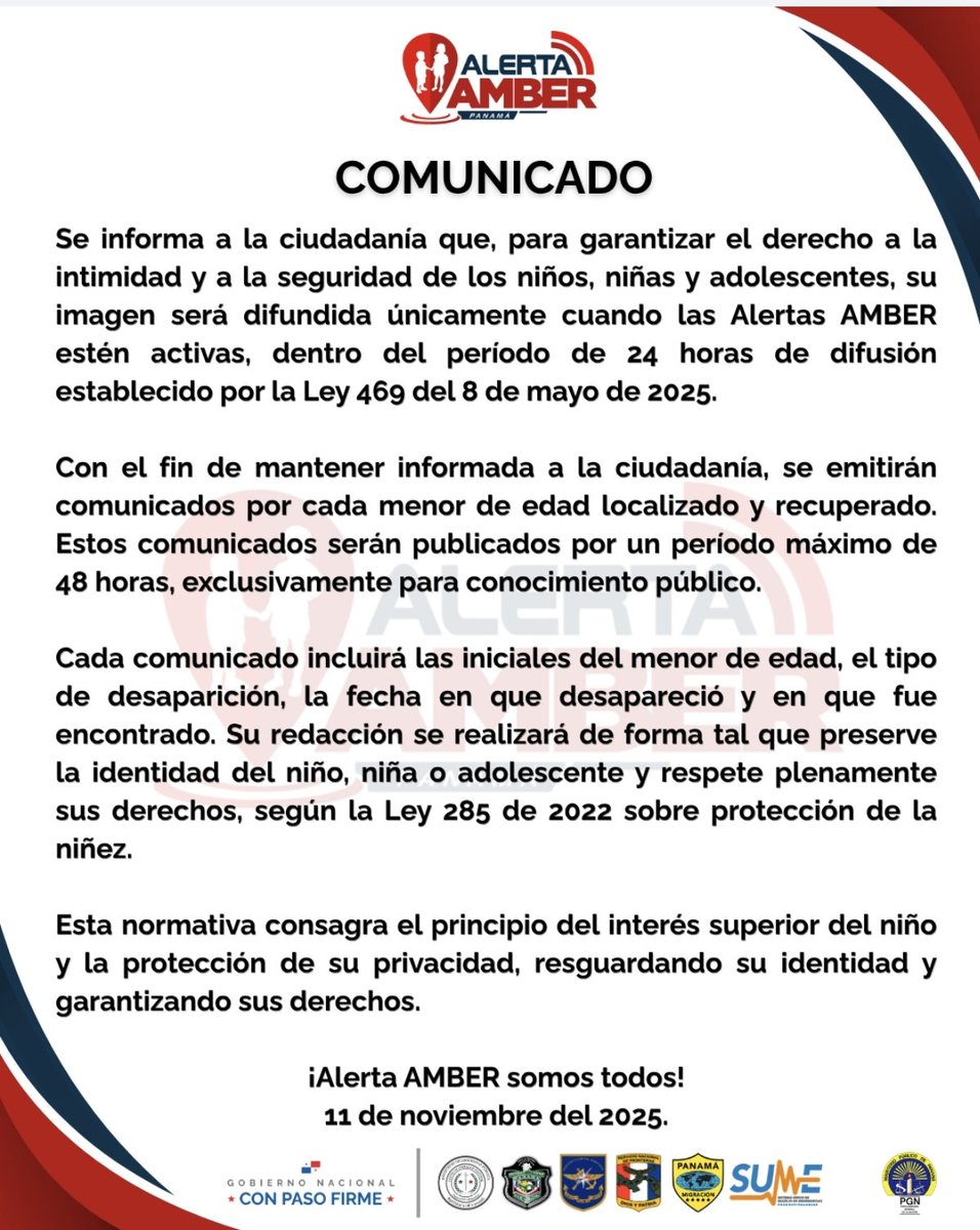 Alerta Amber Pmá tweet media