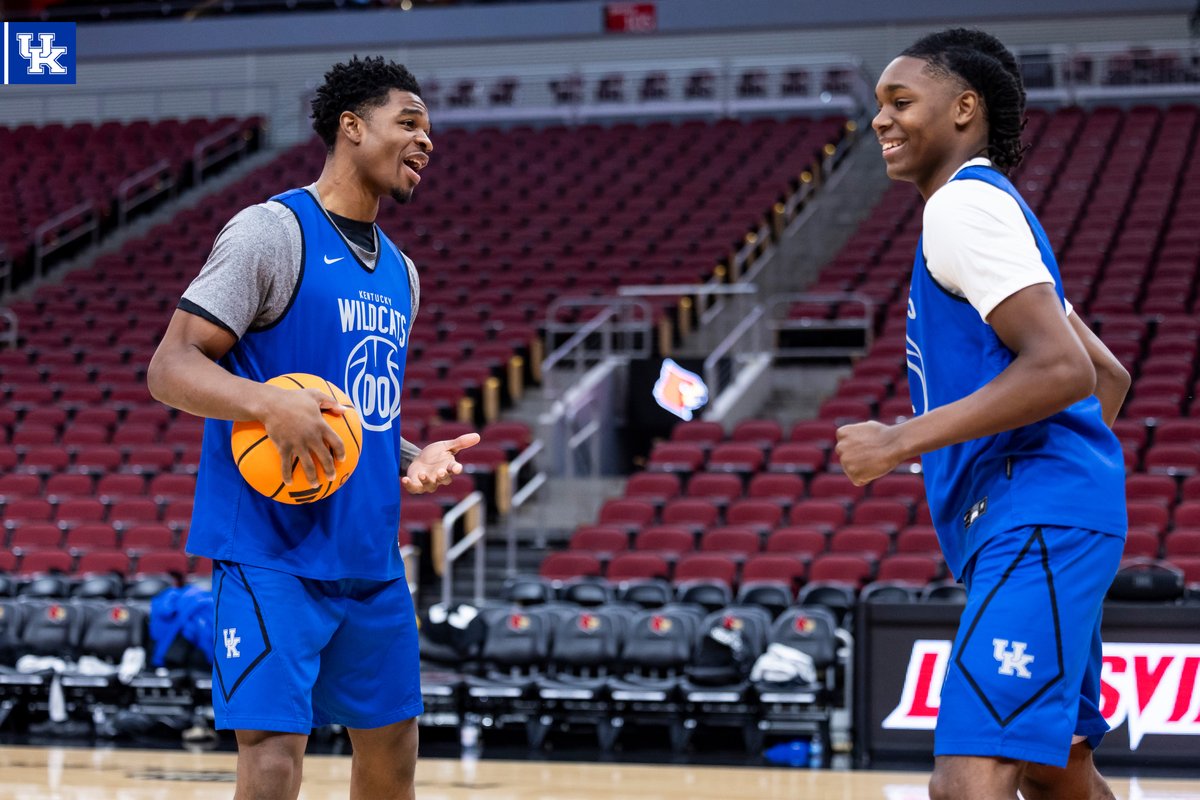 KentuckyMBB's tweet photo. Shoot around ✅
Game time 🔜 https://t.co/yslnq5zk8R
