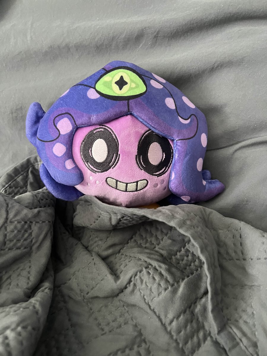 Day 185 of posting about Zoe!

And Day 83 of asking <a href="/monsterprom/">Monster Con is OUT NOW!</a> to rerun the Zoe Body Pillow! Look at her... how comfy she is... wife is as snug as a bug in a rug... I love just doing stupid things with the plush, I would take it more places but I get nervous... #monsterprom