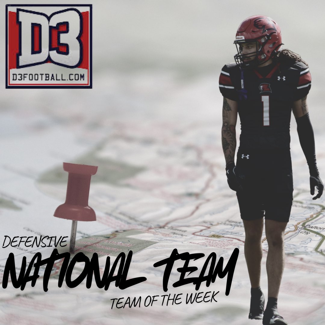 Legend Doggett has been named a <a href="/d3football/">D3football.com</a> National Defensive Player of Week‼️Congratulations on an amazing game and making national news‼️