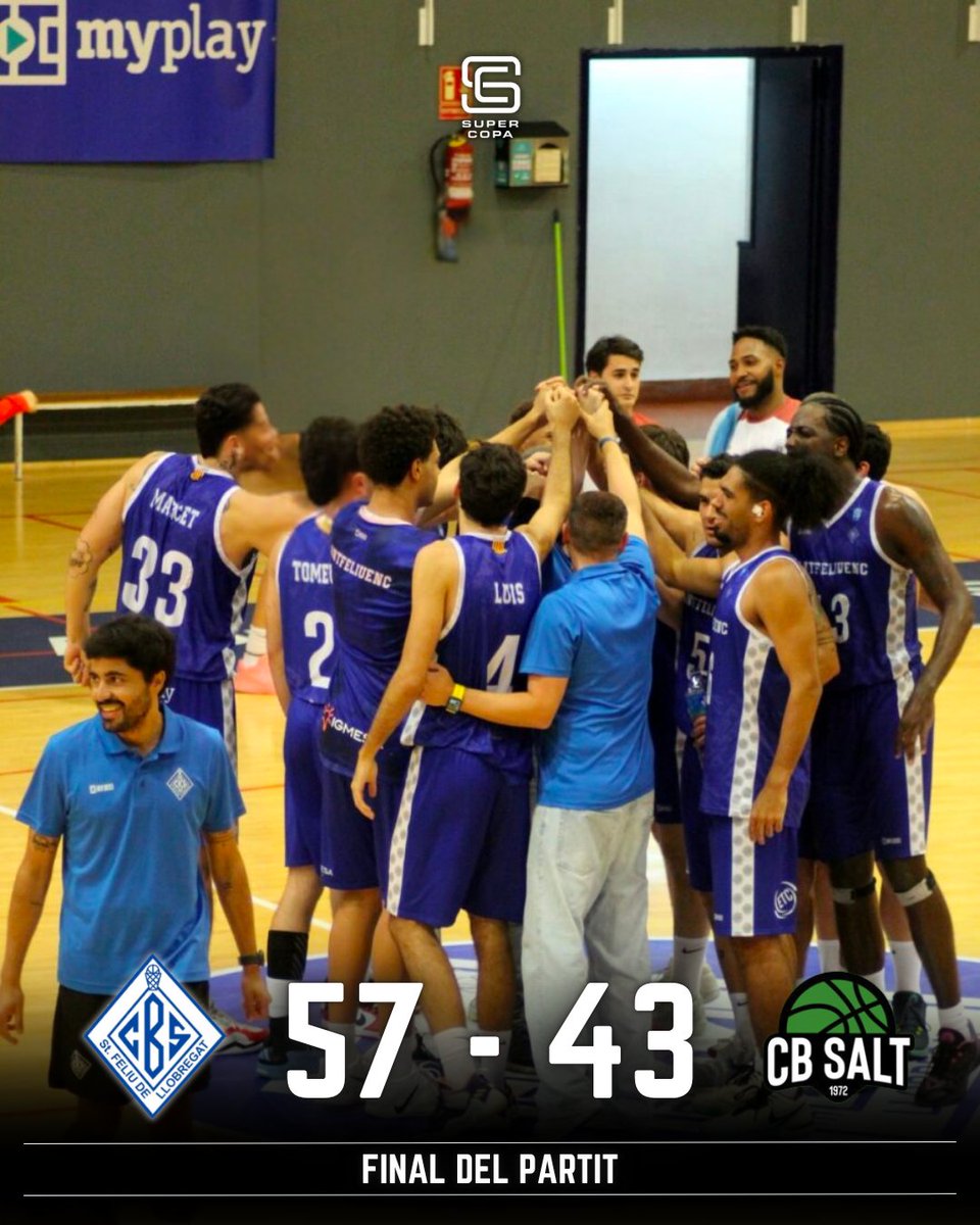 cbsantfeliuenc's tweet image. 🏀 VICTÒRIA: SUPERCOPA MASCULINA

📊 CBSantfeliuenc 57 vs 43 CB Salt

🔥 Un resultat de 57 vs 43 que ens impulsa a seguir treballant i lluitant per més triomfs aquesta temporada. Gràcies a l’afició pel vostre suport incondicional!

💙 Força Santfe!

 #OrgullCBS #inverseteams