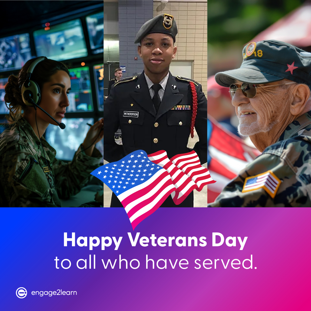 engage_learning's tweet image. We thank all who served &amp;amp; the educators who foster this powerful path.

The military builds leaders, teaches advanced skills &amp;amp; funds education. Thank you, veterans, for bringing your leadership back to our communities.
🇺🇸

#VeteransDay #ThankYouVeterans #CareerPath #Education