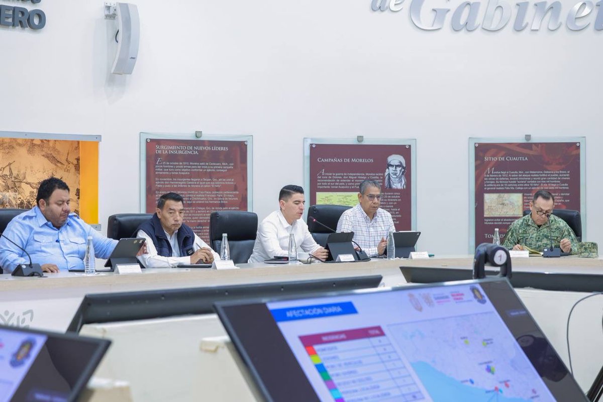 En la Mesa de Coordinación para la Construcción de la Paz, dimos seguimiento a los avances en seguridad. Guerrero registra una disminución del 23.2% en el promedio diario de homicidios dolosos de enero a octubre de 2025, respecto al mismo periodo del año anterior de acuerdo con