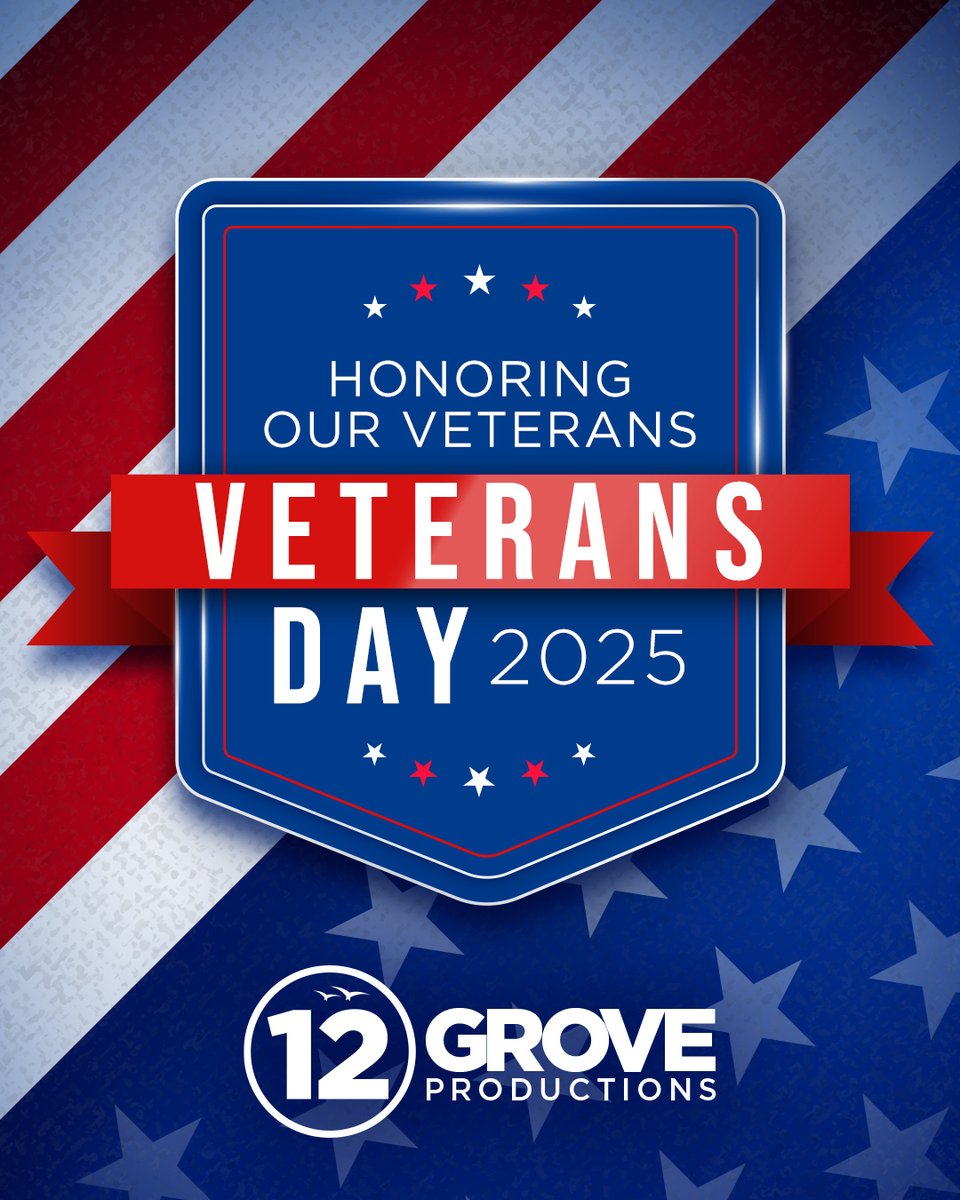 12GProductions's tweet photo. Thank you for your service, from everyone at 12 Grove Productions. https://t.co/xf50HVo40t