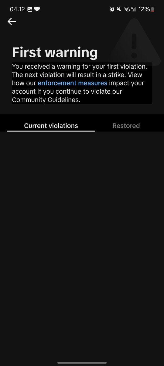 execution_style's tweet photo. @tiktok_us Hello, my account has received a warning, which prevents me from sending private messages, but the warning is not displayed on the warning page. Please help me, as I risk losing my 520-day streak. Username @iceicelich https://t.co/GJpO47ooIW