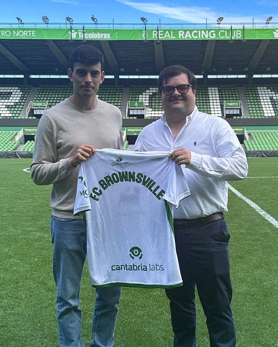 realracingclub's tweet photo. 🇺🇸 Acuerdo entre el Racing y el FC Brownsville

🤝 El cuadro verdiblanco y el conjunto tejano unen fuerzas en una colaboración que nos conecta con nuestras raíces.

📝 https://t.co/ikowBOnCfK https://t.co/ztGn1c1n7g