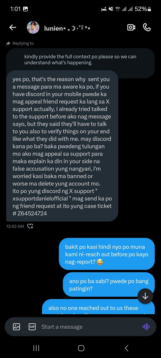 shamay_prints's tweet photo. Hello, friends and our dear customers!
Posting it here to spread awareness ‼️
Kindly help us to retweet 🙏🏻

If someone message you just like in the screenshots, please do not interact and block them.

Don't message or send a friend request on Discord to this account " xdanielsupportofficial " to avoid hacking of your accounts. 

We also want to be clear that our accounts are only 2. This, our main account (@shamay_prints) and our back-up account (@shamayprints). We only do printing services, not ticket selling. 🤣😭

Please, stay safe, everyone. ‼️

P.S. Hindi po namin alam kung yung may ari pa ba nung account na ito is same ng nakatransact namin wayback 2022 kung saan nag-sstart palang yung printing ssrvices namin or hacker na itong nakausap namin. If ever na ka-moots nyo po yung real owner ng account na ito @itsbght_lover sa iba nya pang account, kindly reach them nalang po na ginagamit na yung account niya for this. 😔
