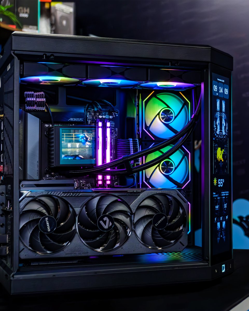 Still thinking about that Y70 Touch Infinite? Yeah, we don’t blame you.

When a PC looks that good and performs even better, it kind of sticks in your head.

Between the HYTE Infinite Touch setup, the TRYX Panoramic Cooler Screen, and the GIGABYTE power running the show — this