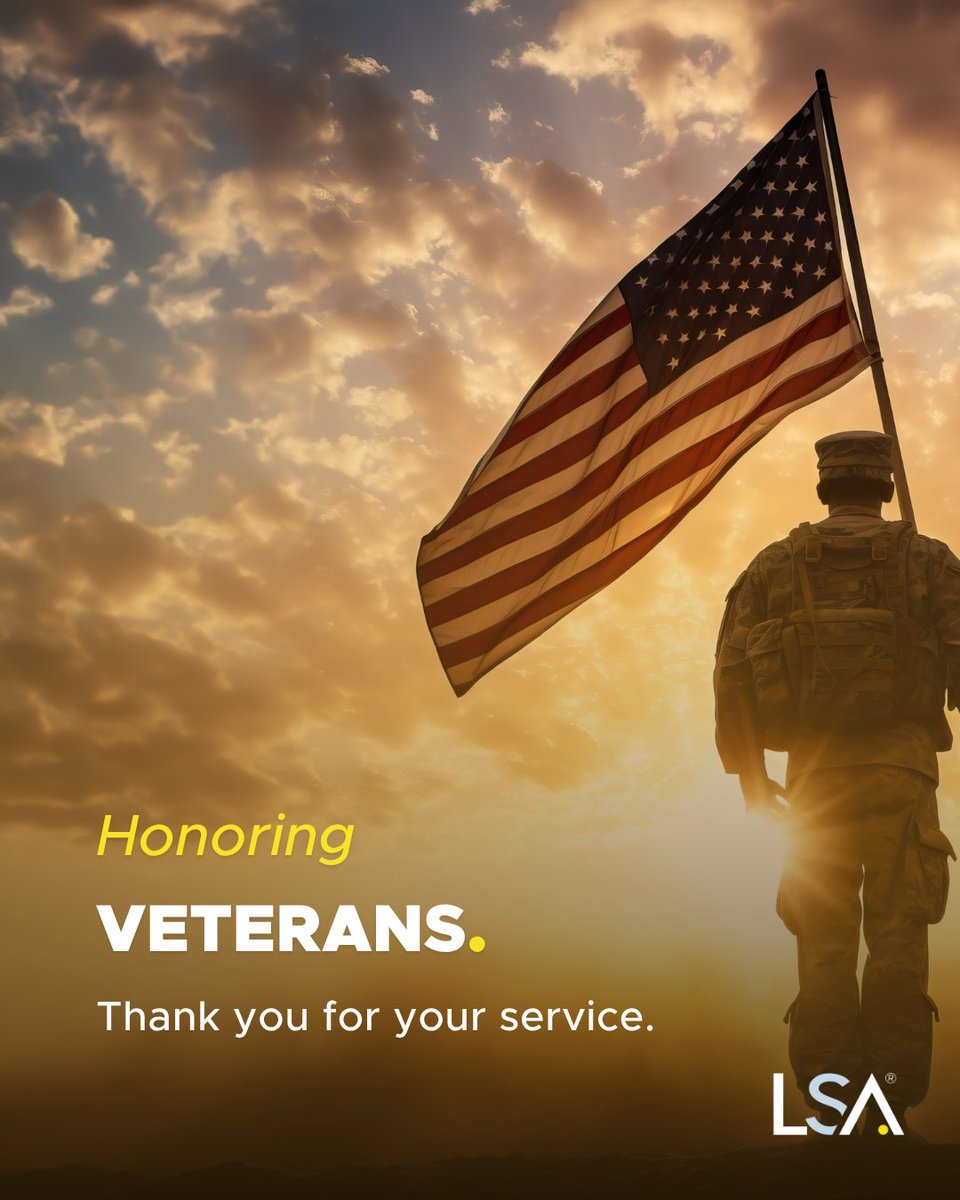 LSAWeb's tweet image. Today, we honor those who have served — and continue to serve — with courage and dedication.

#VeteransDay #ThankYouVeterans #LanguageAccess #LSA #Interpretation #Translation #Community