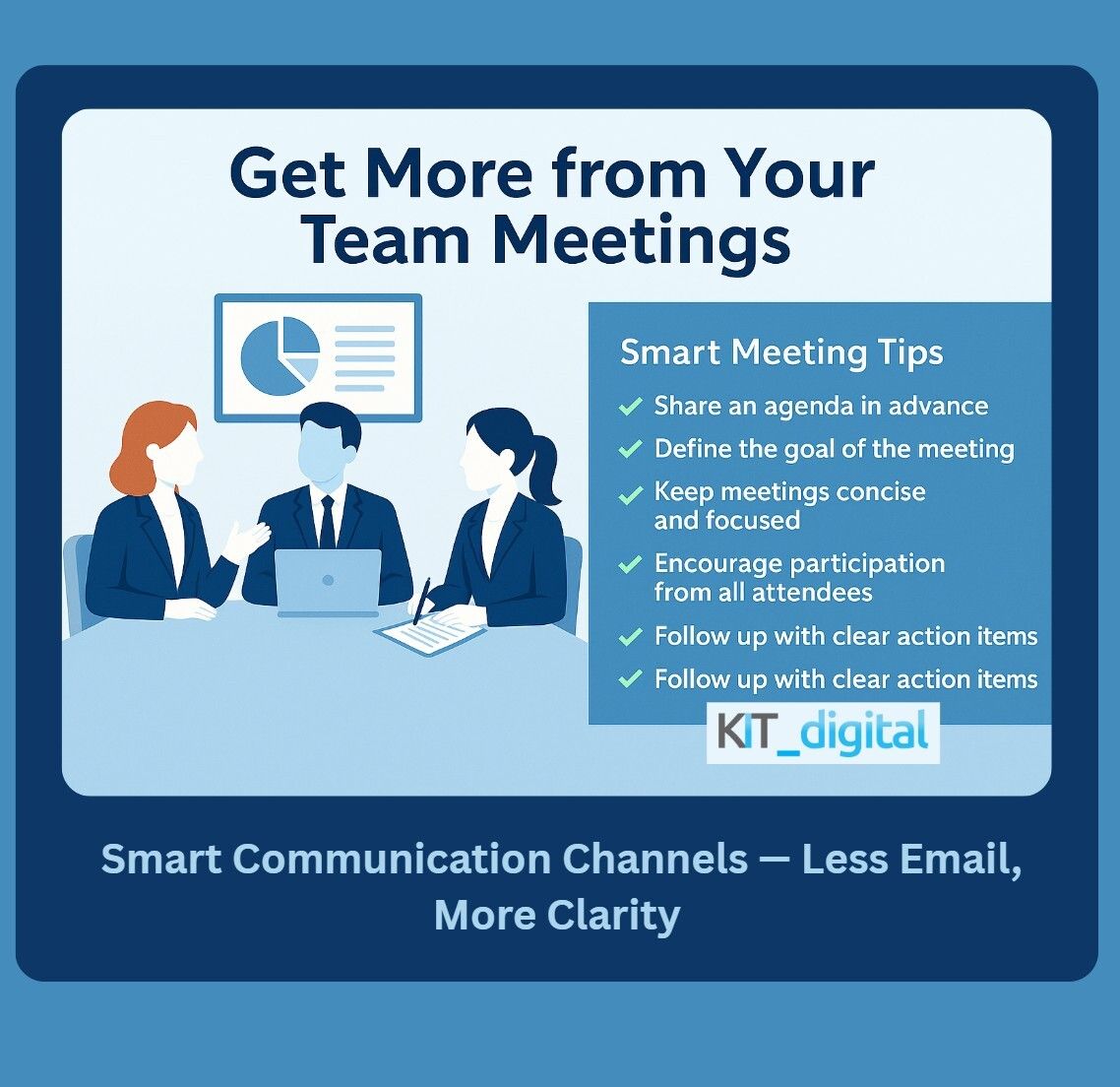KIT__Digital's tweet image. 💬 Tech Tuesday: Communicate Smarter — Not Harder

Cut through the inbox clutter with better tools.

💡 Fewer emails. Faster collaboration.

👉 Read the full post: koz-tech.com/blog 
#TechTuesday #CommunicationTools #Productivity #Collaboration #SmallBusinessIT