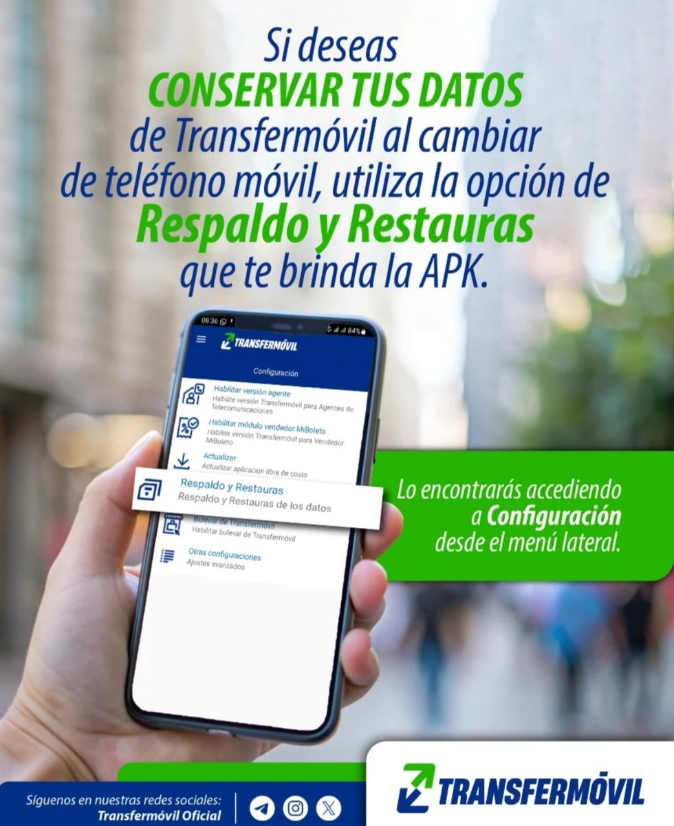 Información de interés 👍 
instagram.com/p/DQ4jcKqCQ4P/…
#Transfermóvil