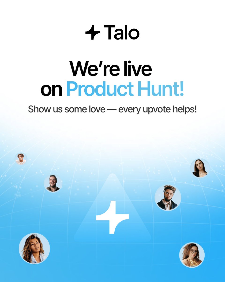 Talo_AI's tweet photo. 🚀 We’re live on Product Hunt!

https://t.co/8DfBIrEAyu 

Talo is now an all-in-one AI translator for:
 🎥 Video-calls
 🎤 Webinars
 🏟️ Offline events
 📺 Streams & broadcasts
 🧩 API platform

Our mission stays the same: break language barriers everywhere — from Zoom meetings to stadiums.

This is our first launch after joining the https://t.co/equMK1xtBa family, and we couldn’t be more excited to show what we’ve built together.

If you’ve ever struggled to communicate across languages (or just love cool AI tools) — your support means the world to us ❤️