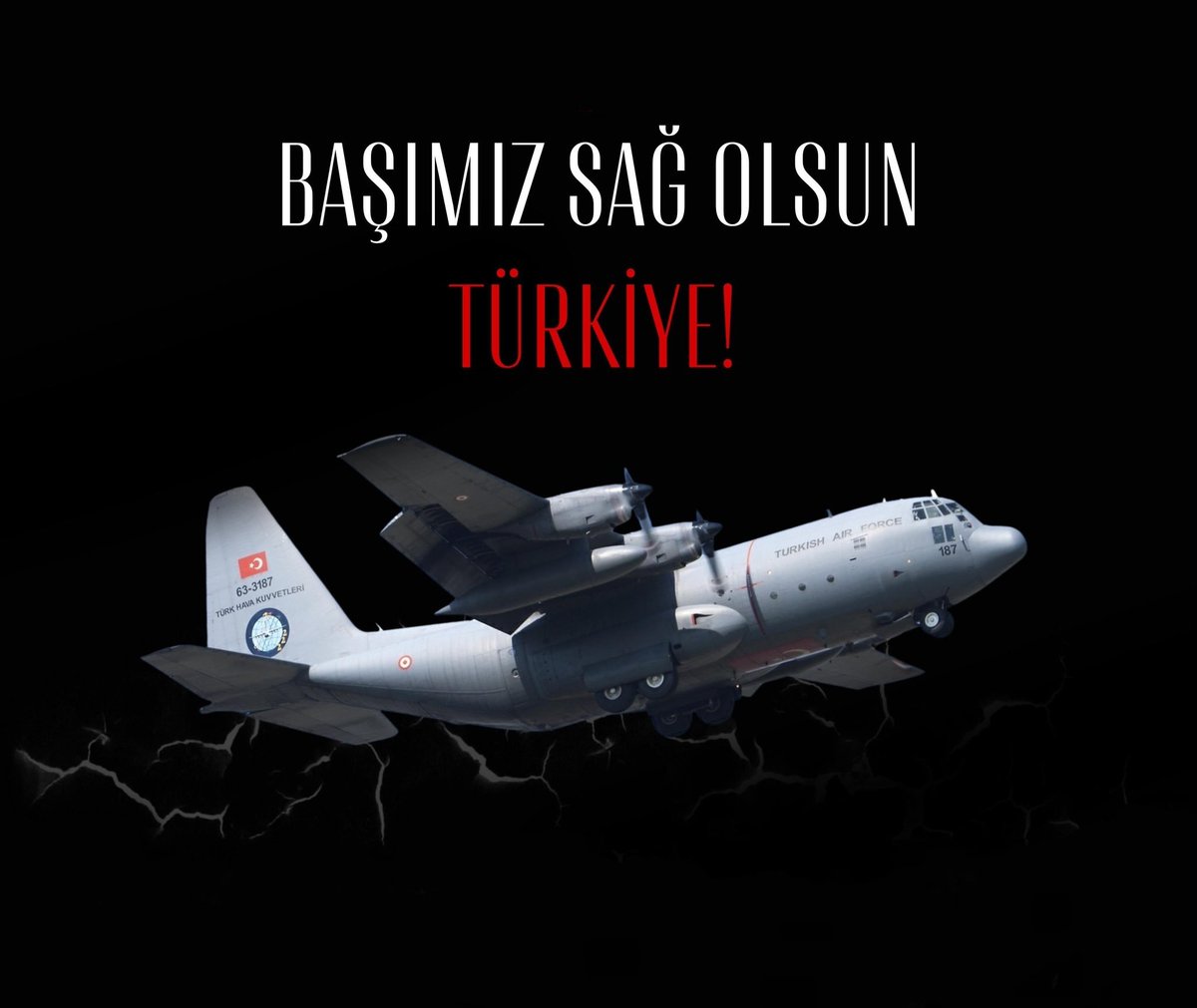 DHMISedatONAYLI's tweet photo. Azerbaycan’dan ülkemize intikal etmek üzere havalanan Türk Silahlı Kuvvetlerimize ait C-130 tipi askerî kargo uçağının, Gürcistan–Azerbaycan sınırında kaza-kırıma uğradığını büyük bir üzüntüyle ��ğrenmiş bulunuyoruz. https://t.co/YYgp73dr9H