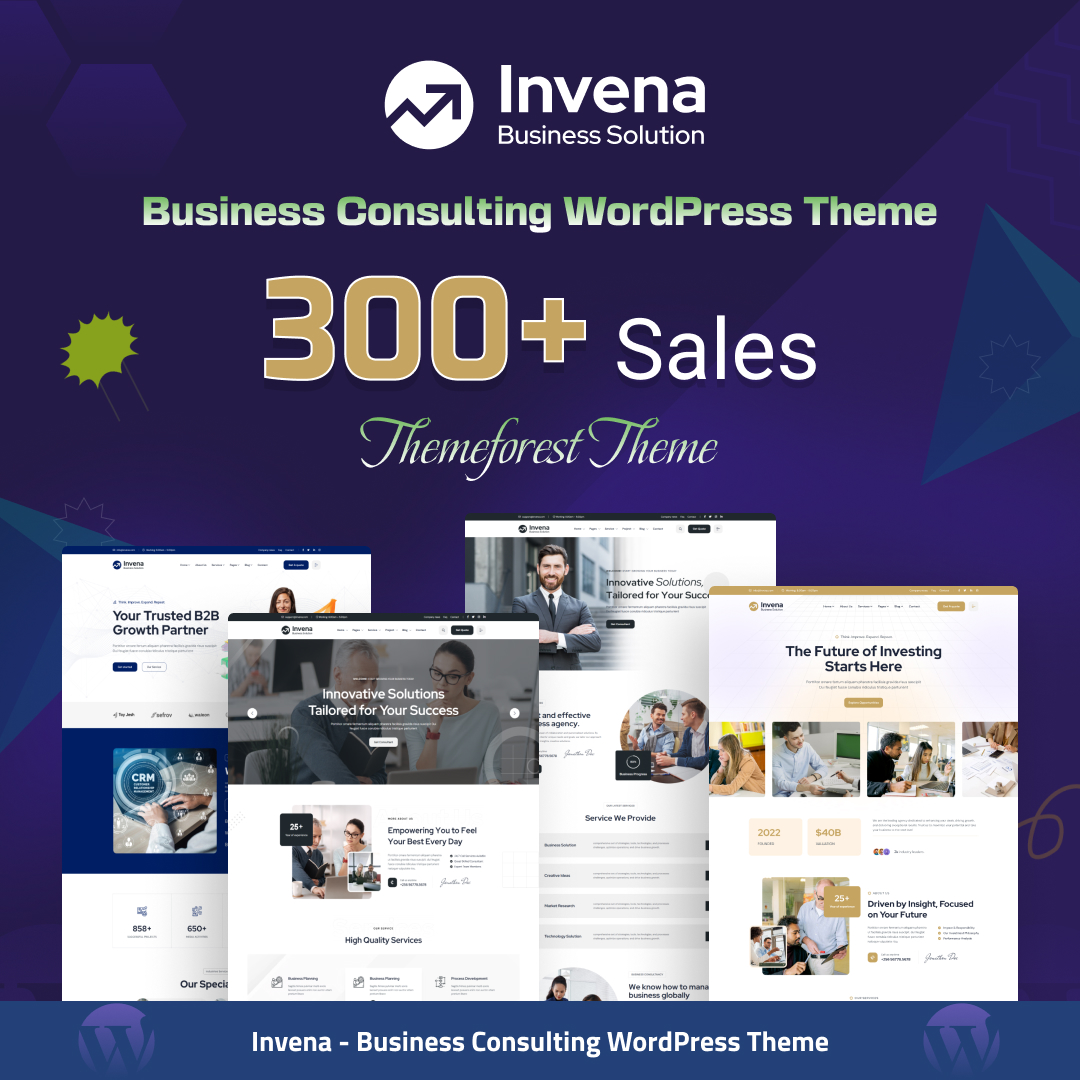 ReactTheme's tweet image. 💼 Big milestone! Invena – Business Consulting WordPress Theme just hit 300+ sales on ThemeForest 🎉

Built for agencies, consultants &amp;amp; startups — powered by Elementor.

#WordPress #BusinessTheme #ThemeForest #Consulting 

themeforest.net/item/invena-bu…