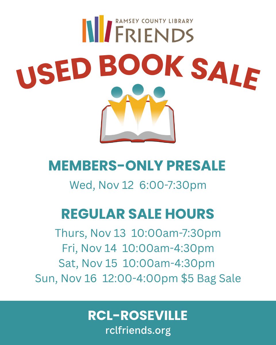 Ramsey County Library Friends tweet media