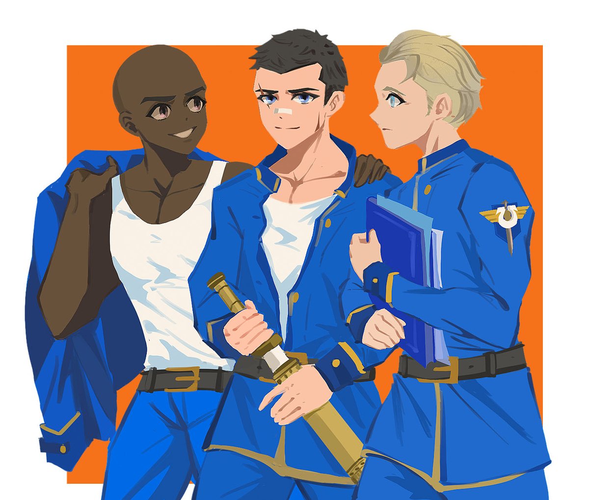 What if they went military school together🫐🫐🫐