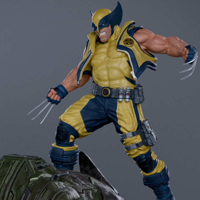 oXbarshmah's tweet image. Unleashing Wolverine in 3D! 
Concept → Sculpt → Render → Print-ready

#Digital3D #3DPrinting #CharacterModeling #ToysAndCollectibles #CharacterDesign #NoAI #Wolverine #XMen #Comics #Marvel #Collectibles #3D #Sideshow 
@DarkShadowLogan