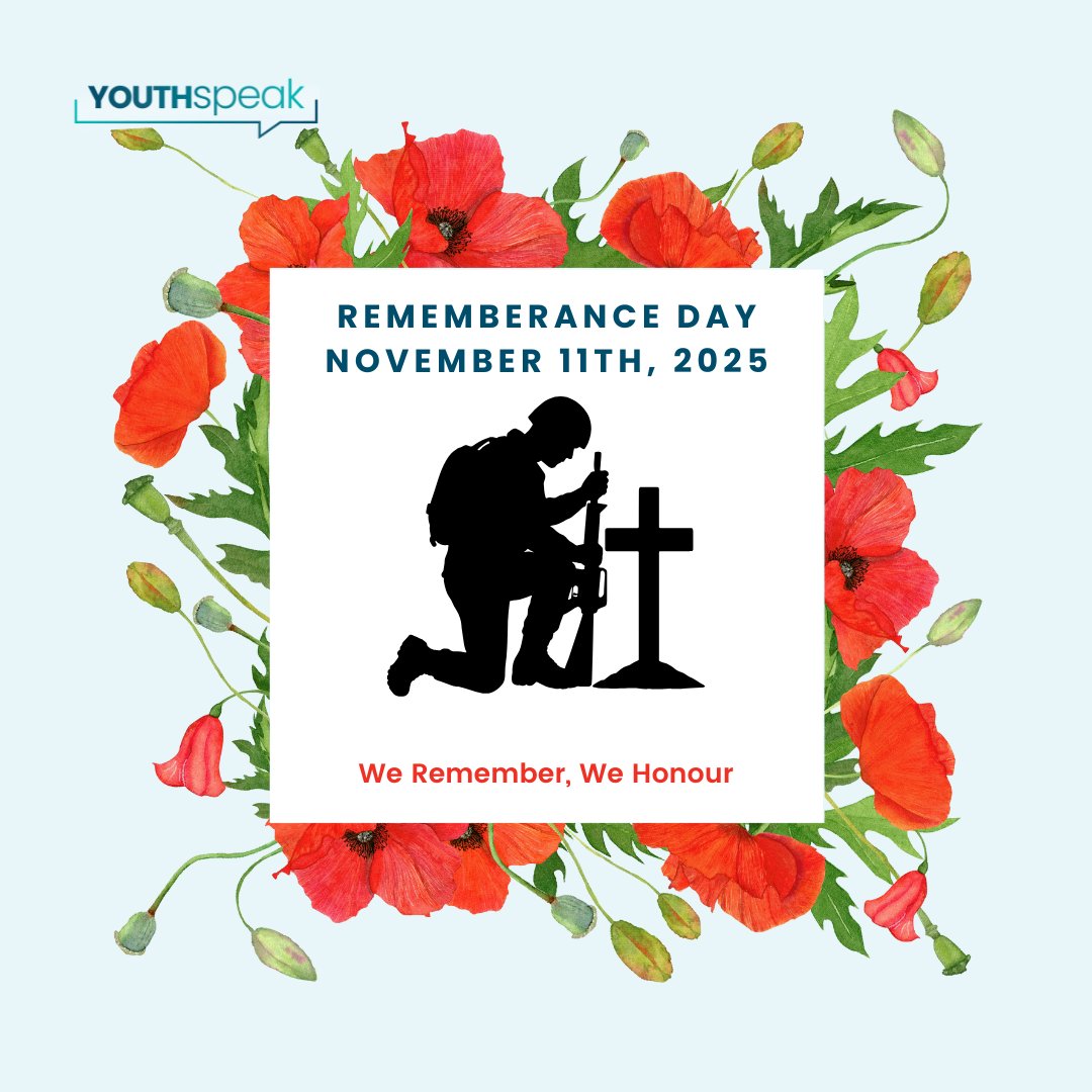 Today we honour those who served and sacrificed. 🌺
Their courage reminds us to lead with compassion and unity in everything we do.

#RemembranceDay #LestWeForget #YouthSpeak #HonourAndRemember #TogetherWeRise
