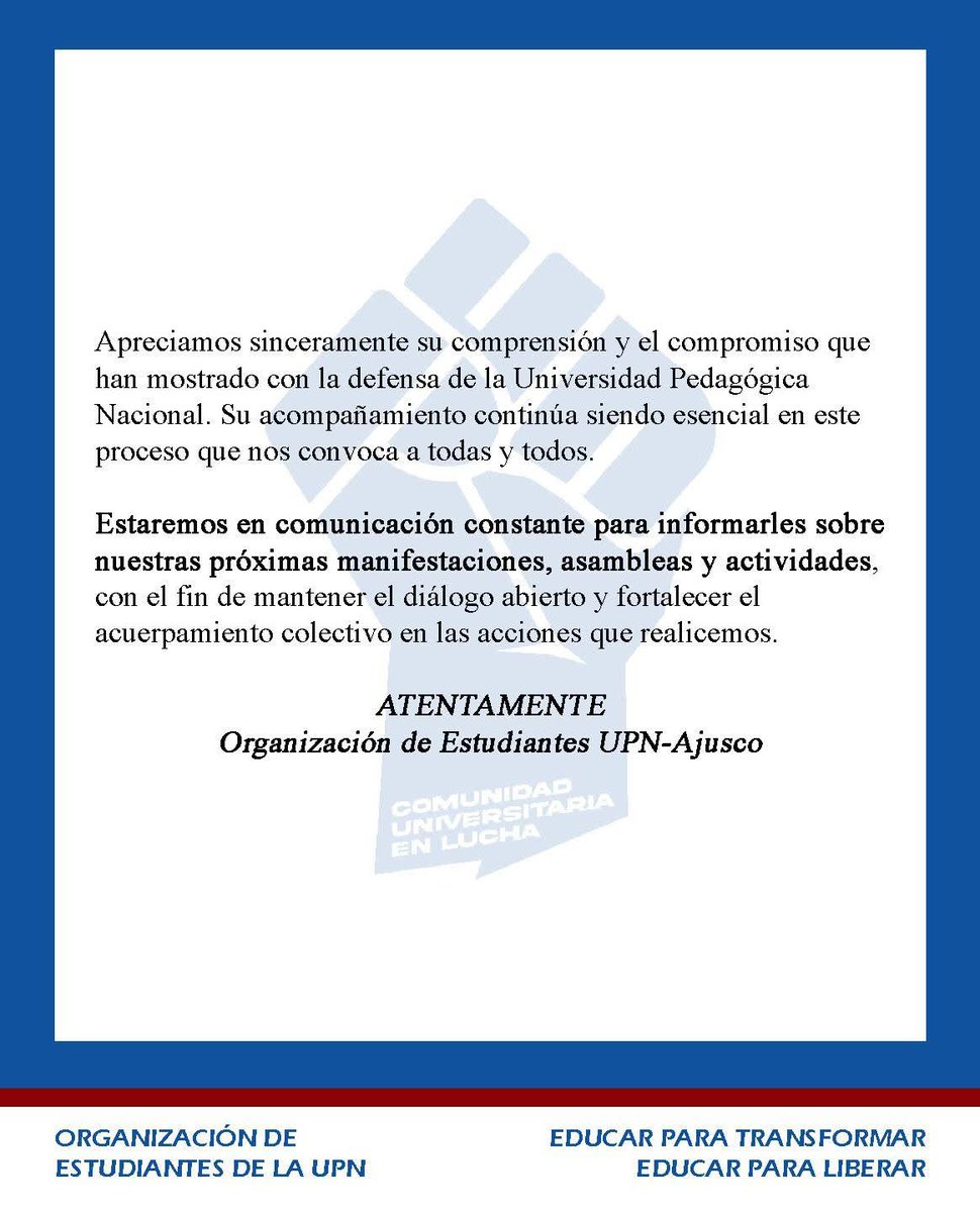 upninforma's tweet photo. #UPNianxsenaccion #UPNinforma https://t.co/7t9Ck9YBeB