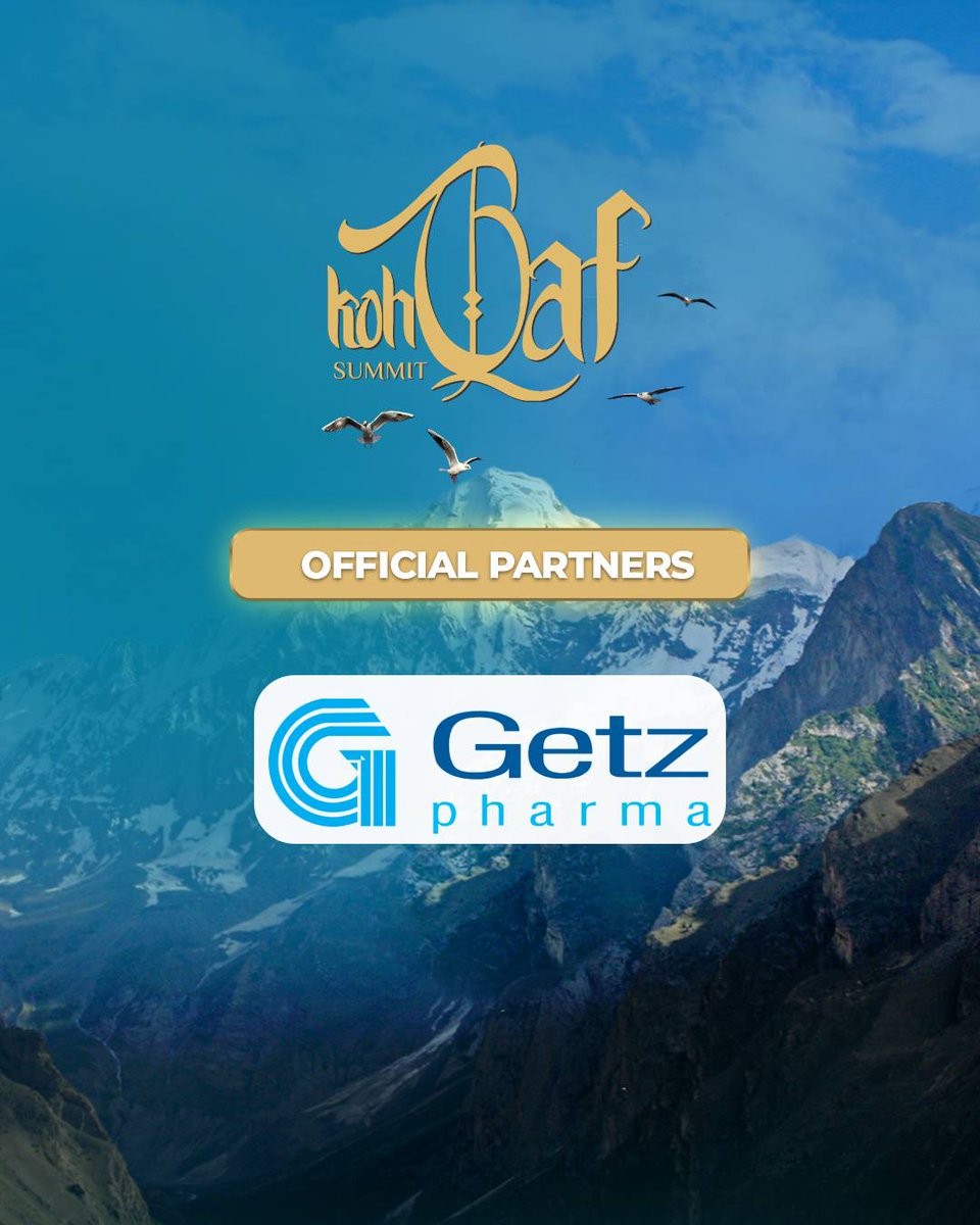 kohqaforg's tweet photo. We are proud to welcome Getz Pharma as an official partner of KohQaf Summit 2025.  Together, we aim to inspire healthier futures, empower local communities, and strengthen the region’s journey toward sustainable and inclusive development.
#kohqafsummit #ariebazhar #hunza https://t.co/3vt0cWNWcL