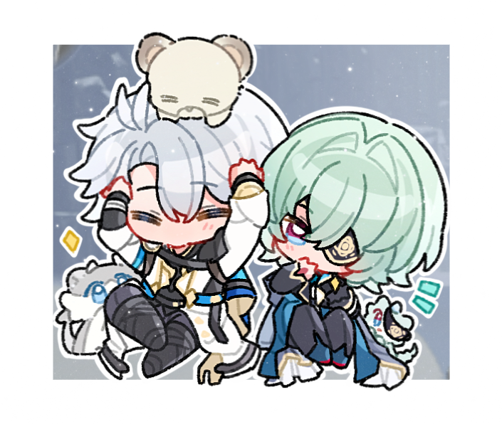 che_yu123123's tweet image. 第一次尝试在这边发发！
和冰原熊幼崽玩耍🥰🥰#phainaxa