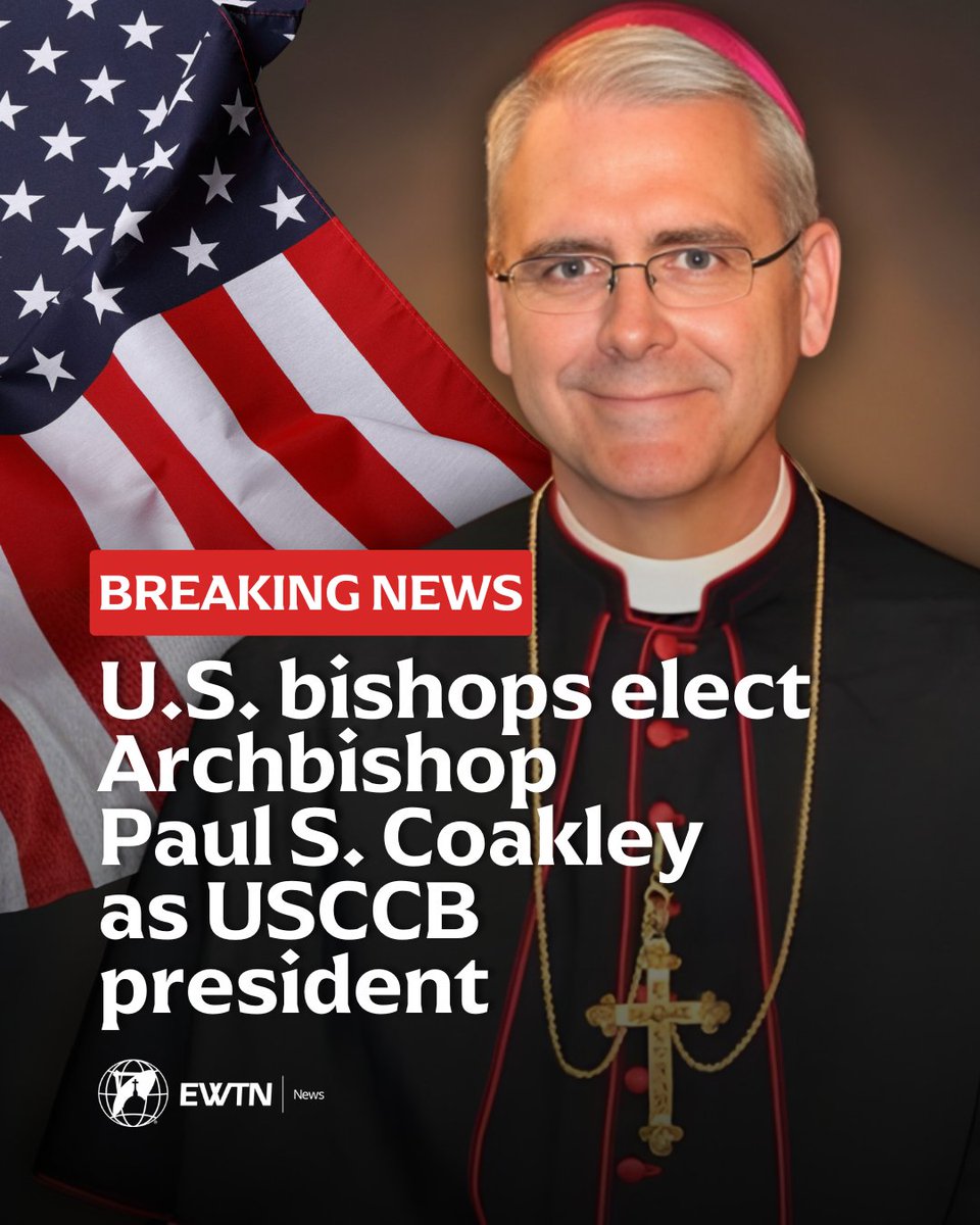 BREAKING: Archbishop Paul Coakley of Oklahoma City was elected to serve as the next president of the United States Conference of Catholic Bishops (USCCB) in a secret ballot on Nov. 11.

Bishops chose Bishop Daniel Flores of Brownsville, Texas, to serve as vice president. Flores