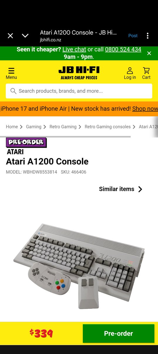 The Atari A1200 is available for pre-order. 

The Commodore ST is expected in 2027.