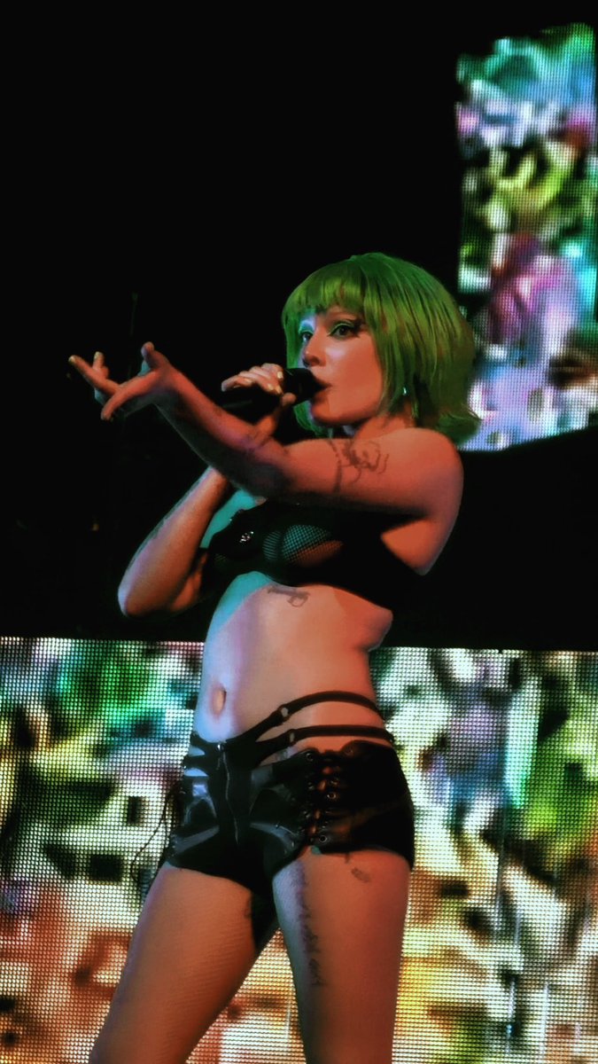 juliaannberg's tweet photo. halsey // back to badlands tour 💚 @halsey #BackToBadlands #halsey https://t.co/L9hUjCCQpF