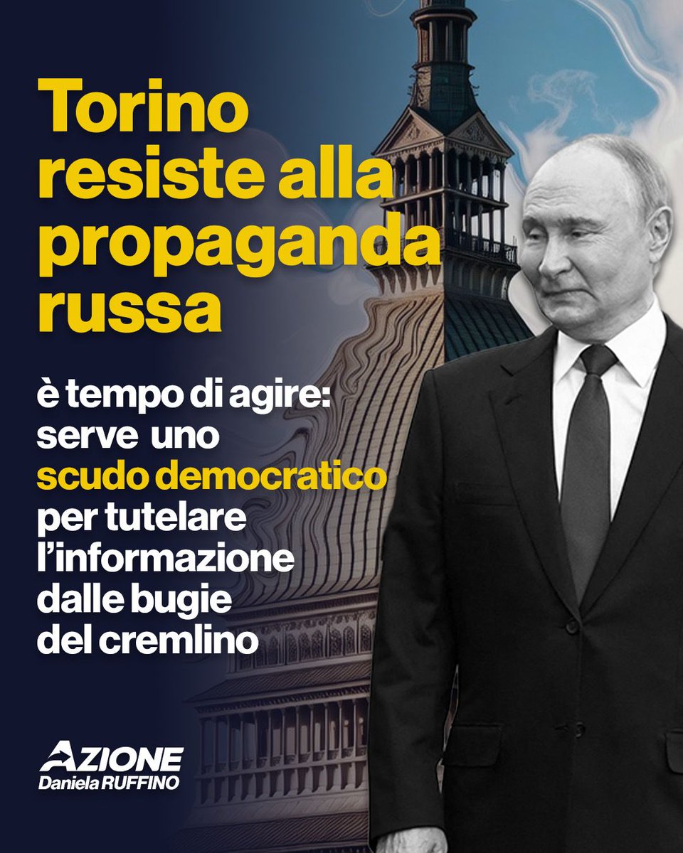 Non resteremo in silenzio, né ora né mai di fronte a un evento organizzato nella nostra Torino che diffonde una narrazione distorta, a vantaggio dell’aggressore, mentre in Ucraina continuano a morire civili innocenti.