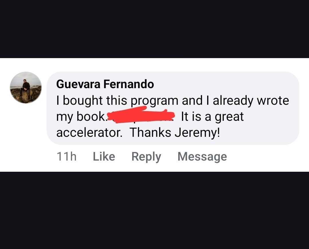 askjeremyjones's tweet image. Most people procrastinate for years trying to “find the time” to write a book.

My clients finish in a week, because they follow a system.

The difference isn’t talent.
It’s process.

Stop waiting for inspiration.
Start following a system.