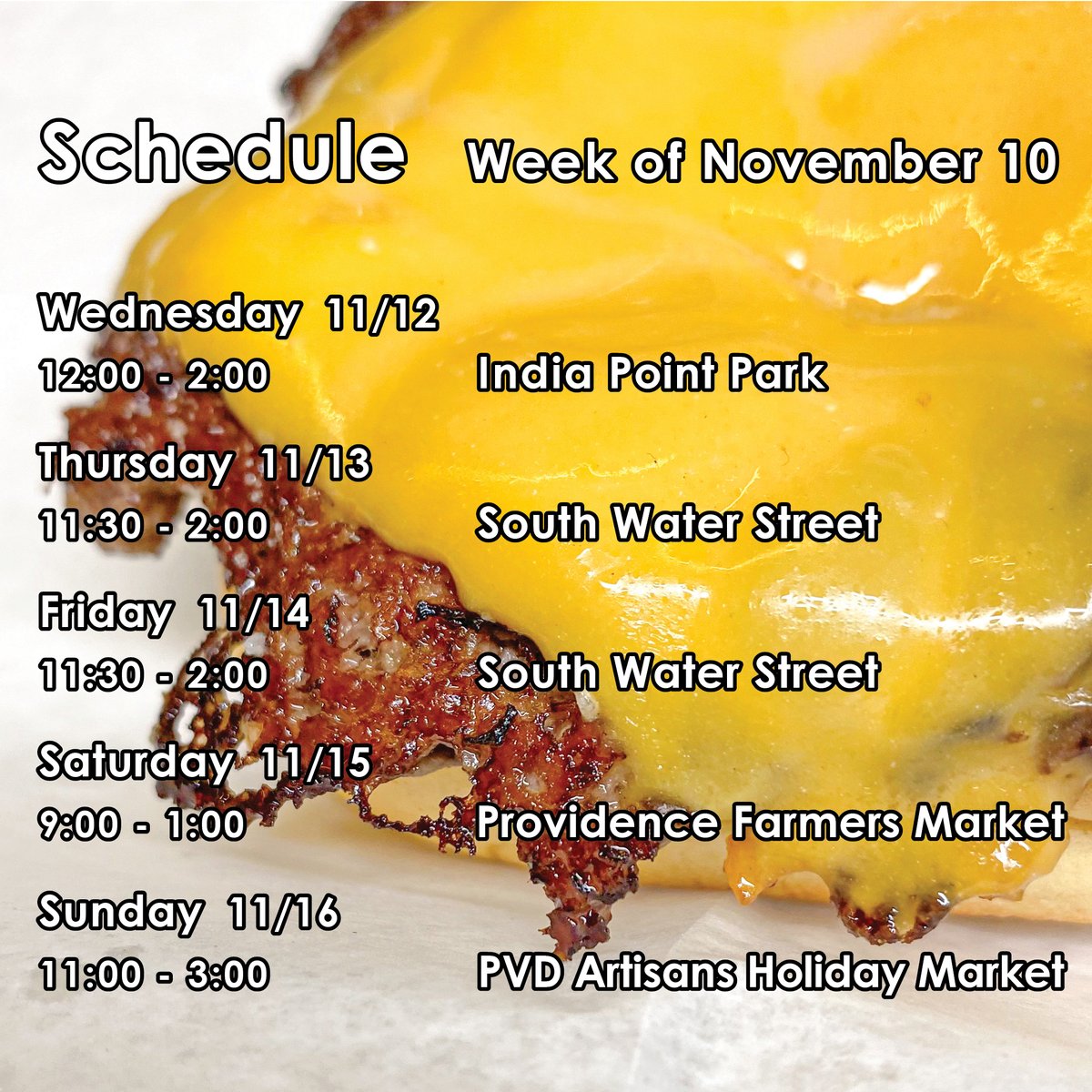 Our schedule for the week of November 10 2025. tockify.com/rocket/monthly