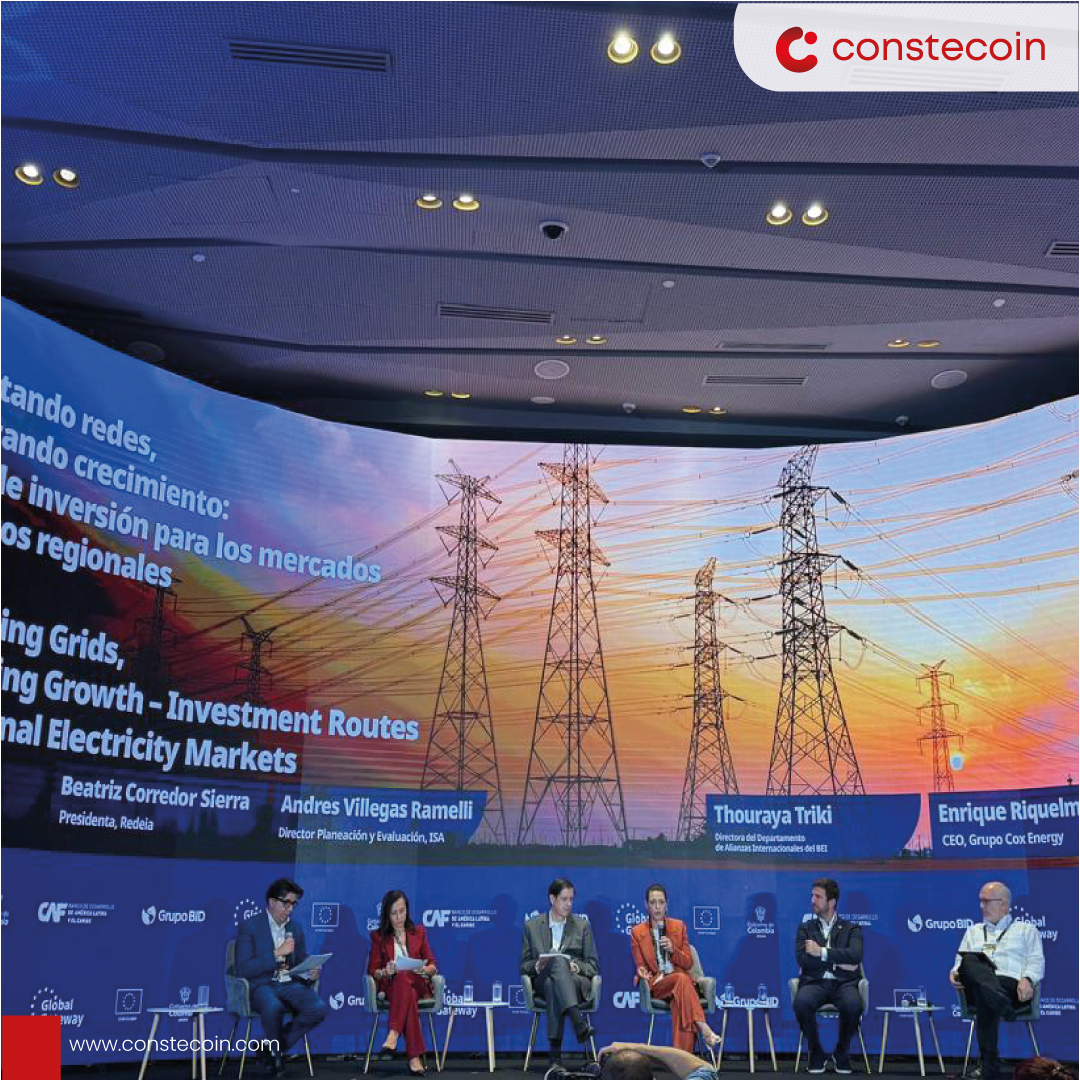 constecoin's tweet photo. 🌎 Constecoin presente en el Foro Empresarial ALC-UE en Santa Marta, 🇨🇴.

Nuestros gerentes Ing. Sophia Arteaga y Ing. Carlos Romero participaron fortaleciendo alianzas entre América Latina, el Caribe y la UE hacia una transición digital sostenible. https://t.co/J06fTWmyPr