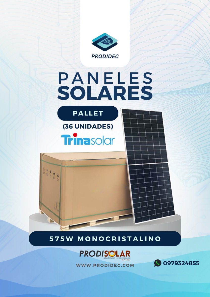 Prodidec's tweet image. Despachos. Nuestra promo de paneles para instaladores es única. 🙌🏻
Contáctanos, tu proyecto debe tener nuestros paneles.