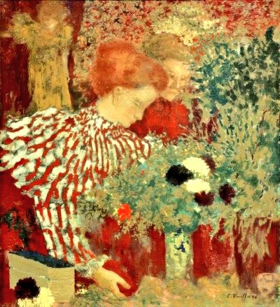 Maridar pintores de Francia, con poetas americanos, puede llegar a parecer un extraño maridaje.
O acaso no....
María Valdés Mendoza✍🏼🇨🇺
11/11/1820-1/06/1896
"En un ameno jardín
 Brillaba una fresca rosa
 Cándida, pura y hermosa,
 Bella como un querubín"
Édouard Vuillard🖌️🇫🇷
⤵️⤵️