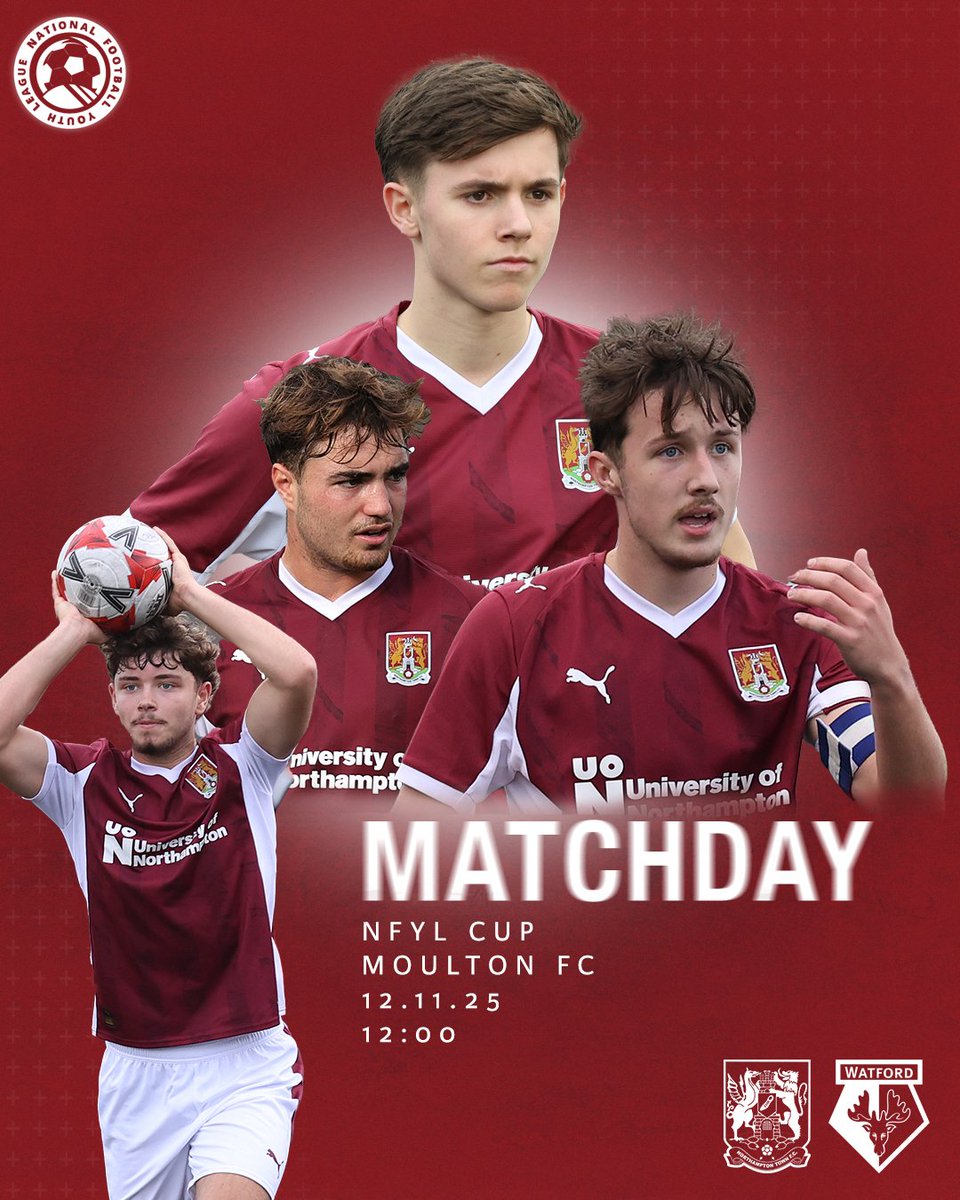🙌 It's matchday!

Our male elite team take on Watford in the <a href="/NFYLU19U23/">National Football Youth League</a> Cup this lunchtime! 👊

#ShoeArmy 👞