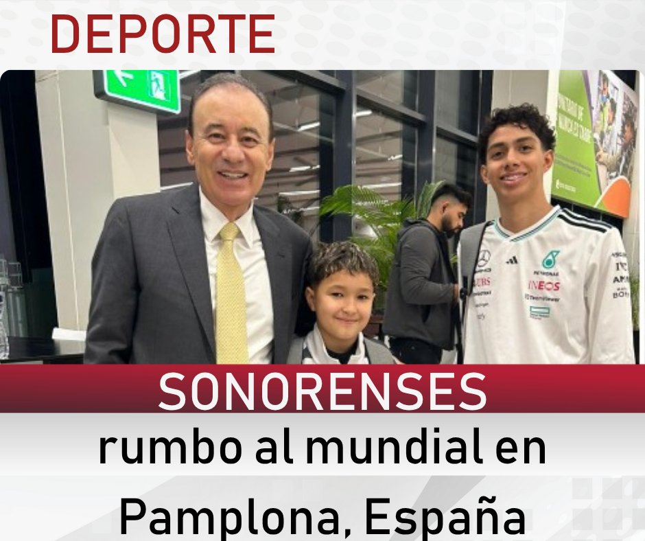 PuntoMedioNews's tweet photo. 🤸🏻‍♂️ Orgullo sonorense 🇲🇽
Leam Omar Valenzuela y Gael Sallard, de Hermosillo, representan a México en el Campeonato Mundial de Gimnasia de Trampolín en Pamplona, España, del 13 al 16 de noviembre.
📍Hermosillo, Sonora | 11 nov 2025

#PuntoMedioNoticias #NoticiasSonora #Sonora https://t.co/db1AqPYWvm