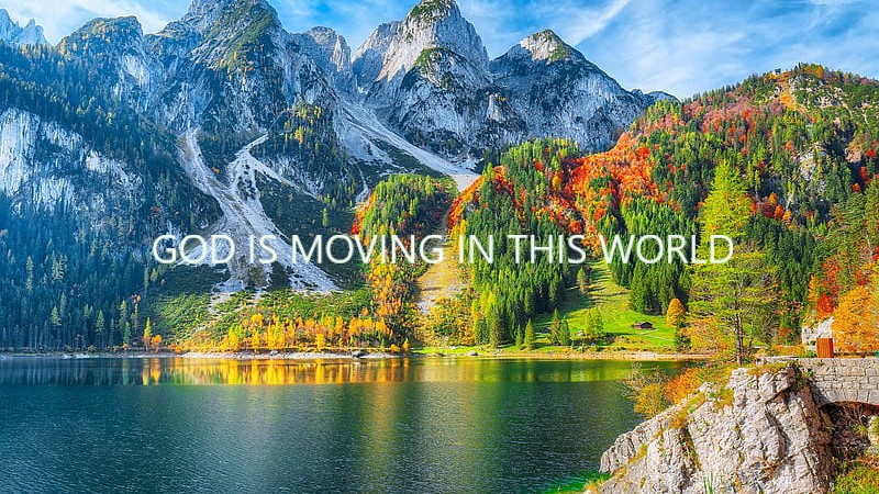 <a href="/ChristIsComing5/">Sean</a> GOD moves thru each life, making changes &amp; directing steps, yet many don't listen &amp; choose their path that fits their sinful lifestyles, BUT no matter how we proceed Our wondrous LORD, made way for us, giving hope where there is none, giving purpose in each change to bless lives.