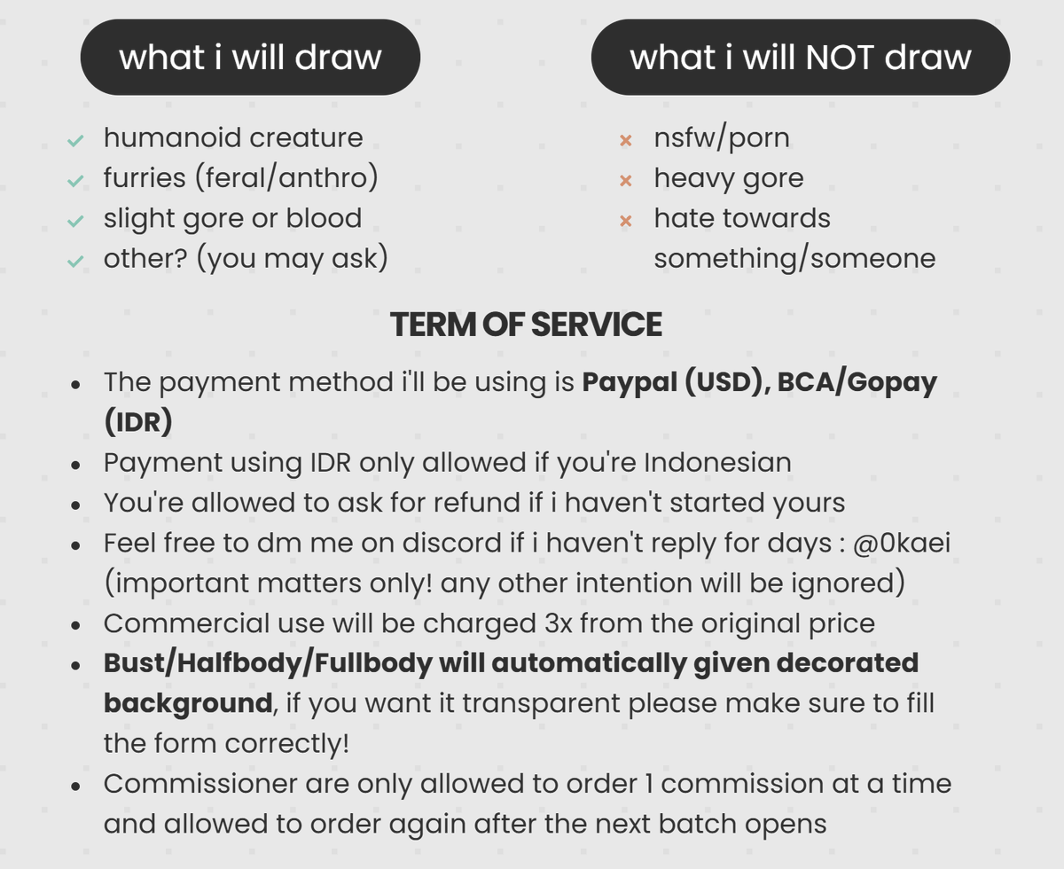 0kaei's tweet photo. hii! my commissions are open for 3 slots! 
fill the form here : https://t.co/nqNSFcjbKC

apparently i can only depend my income from commissions for now (impossible) and might save up to pay for my college and surgery for my wisdom teeth Dx https://t.co/HbnNLy2jH1