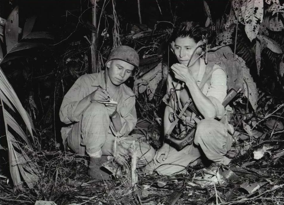 valhallapics's tweet image. #HappyVeteransDay! Thank you to all who have served in our armed forces. Today, we want to highlight the unsung heroes of WWI and WWII. The #Choctaw &amp;amp; #Navajo Code Talkers were indigenous soldiers who utilized their native language as a way to pass messages during the war. (1/3)