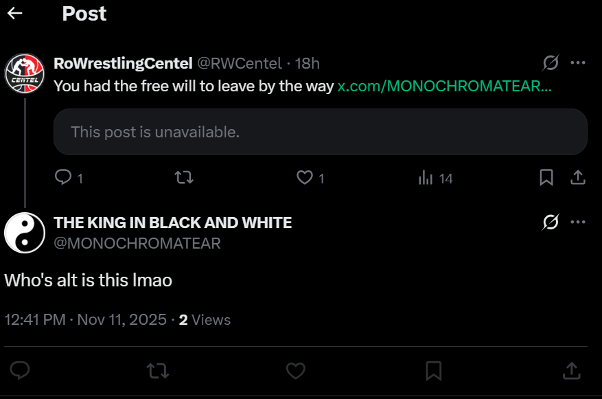 RWCentel's tweet photo. BREAKING NEWS?!

It seems like former AMW Wrestler, Envio De Dios, is "catching on to" Ro Wrestling Cental 👀👀

Do y'all think Cental is an alt all along, or is he just another regular person❓❓❓ https://t.co/X8FHTTDoq1